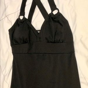 Guess large LBD NWOT crisscross straps